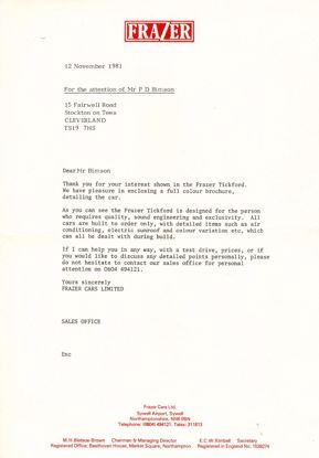 Picture of Customer Enquiry Letter
