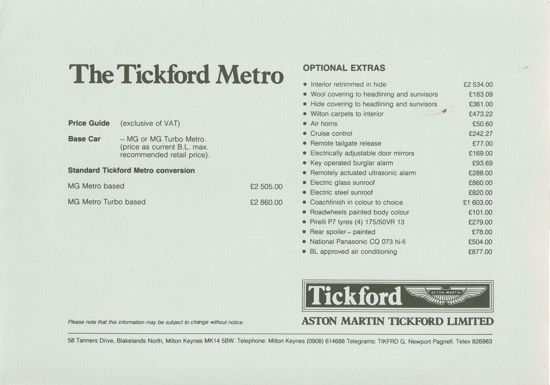 Picture of A4 1 Page Price List