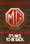 Picture of MG It's Nice To Be Back