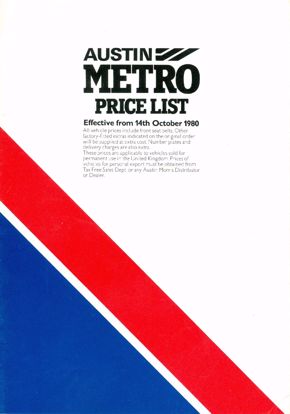 Picture of Austin Metro Price List 3478