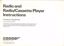 Picture of Radio and Radio Cassette Player Instructions AKM 4926 (3rd Edition)